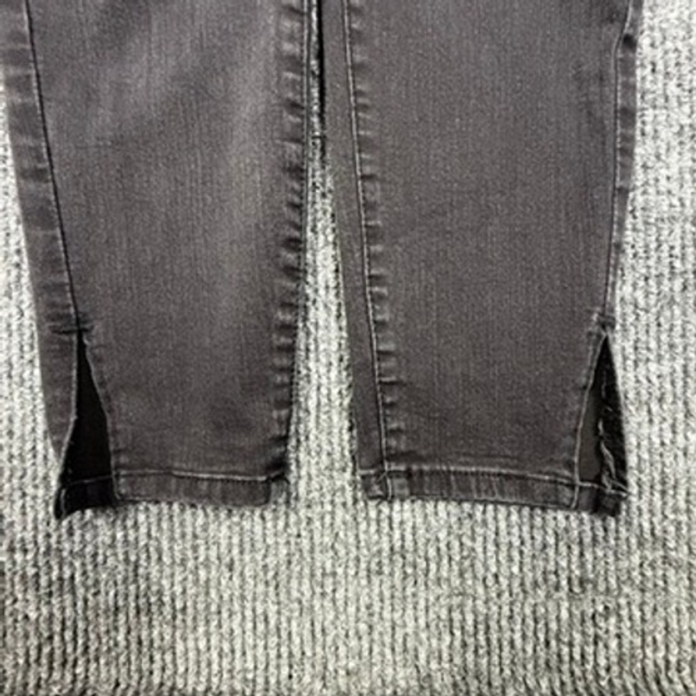 Truth + Theory Women 14 High Rise Button Fly Skinny Jean Black Rinse OM23630H20B - Picture 3 of 16